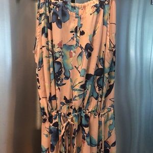 Veronica M. Maxi dress pink floral, XS